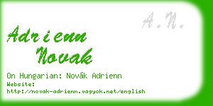 adrienn novak business card